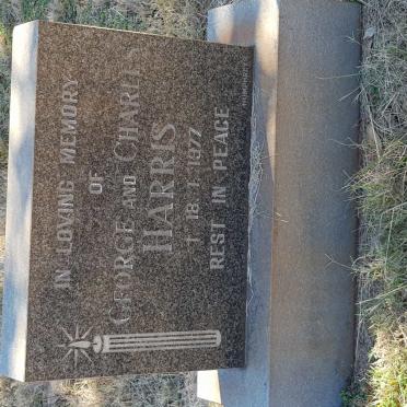 HARRIS George  -1977 :: HARRIS Charles -1977