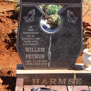 HARMSE Willem Petrus 1935-2018