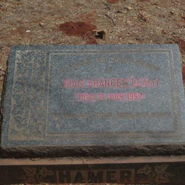 HAMER Joan Frances Leamy -1957