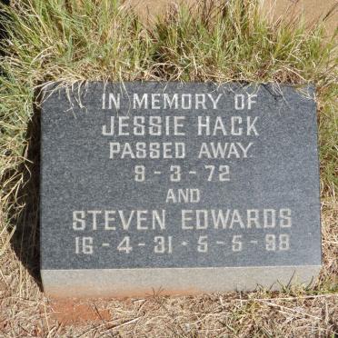 HACK Jessie -1972 :: EDWARDS Steven 1931-1998