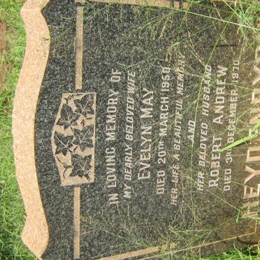 HEYDENRYCH Robert Andrew -1970 &amp; Evelyn May -1950