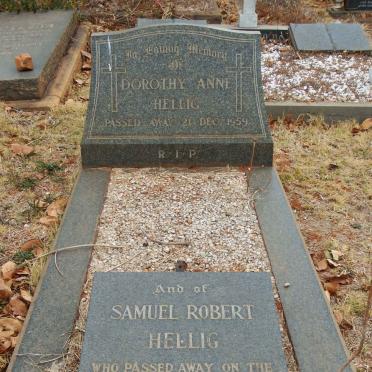 HELLIG Samuel Robert -1972 &amp; Dorothy Anne -1959