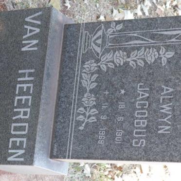 HEERDEN Alwyn Jacobus, van 1901-1969