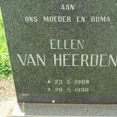 HEERDEN Ellen, van 1909-1990
