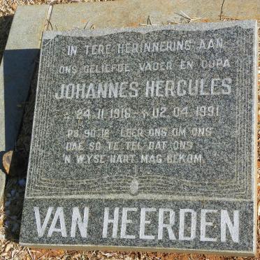 HEERDEN Johannes Hercules, van 1916-1991