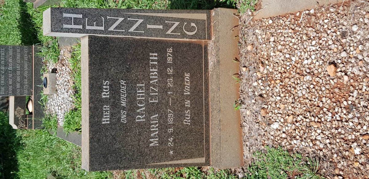 HENNING Rachel Maria Elizabeth 1897-1976