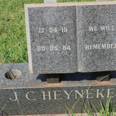 HEYNEKE J.C. 1915-1984