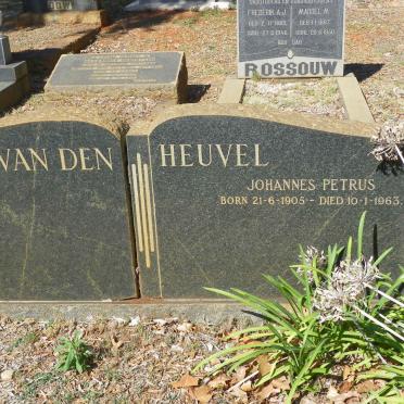 HEUVEL Johannes Petrus, van den 1905-1963