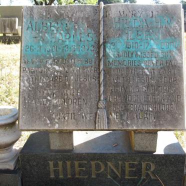 HIEPNER Albert Charles 1901-1973 &amp; Hilda H.M. 1910-2000