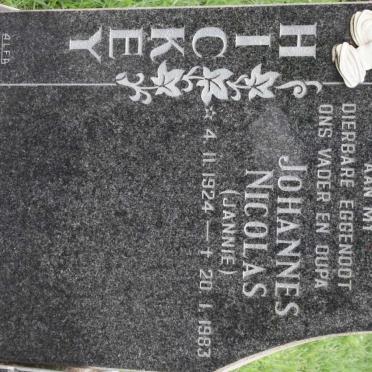 HICKEY Johannes Nicolas 1924-1983