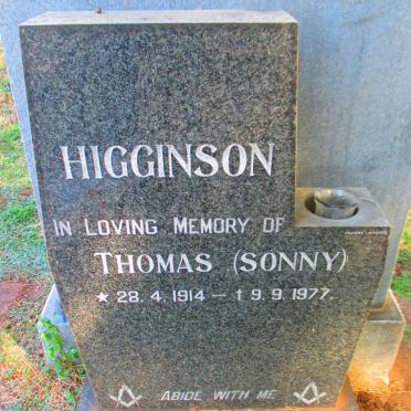 HIGGINSON Thomas 1914-1977