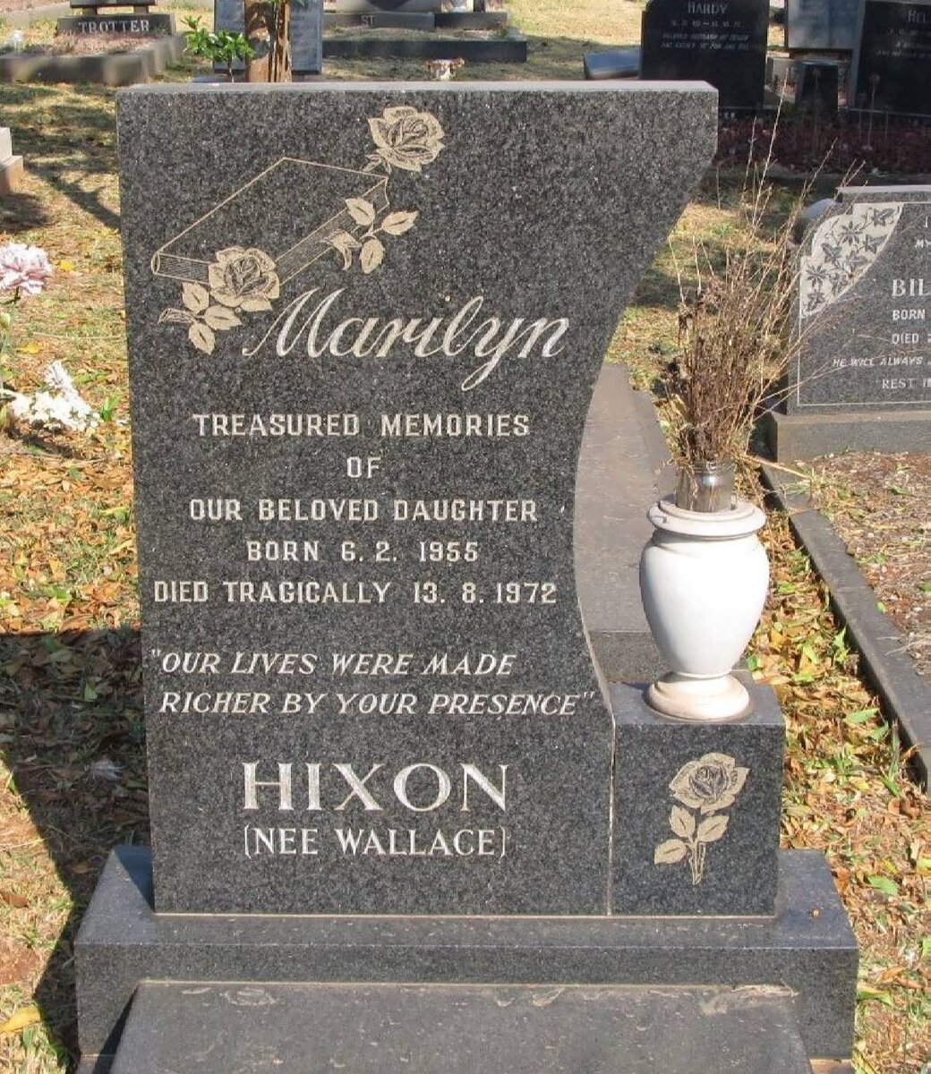 HIXON Marilyn nee WALLACE 1955-1972
