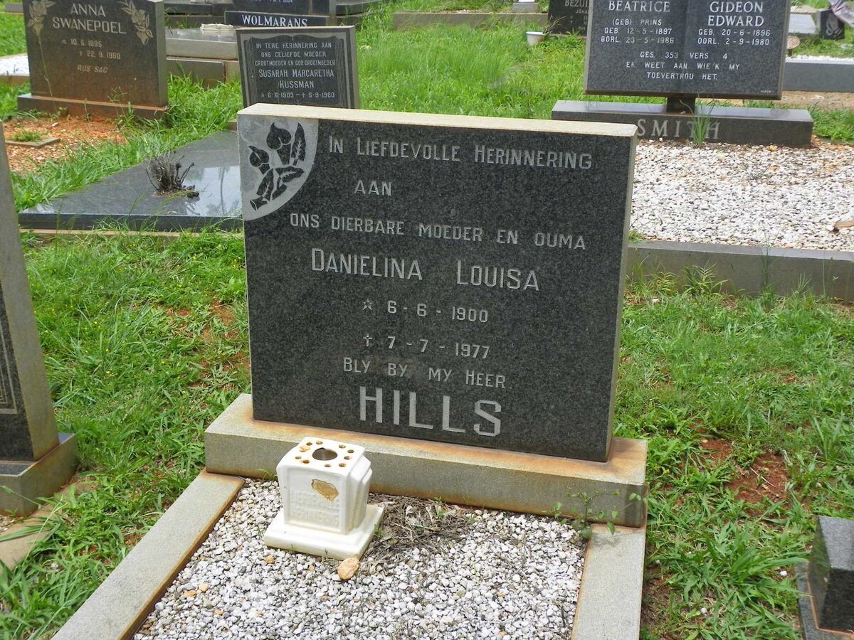 HILLS Danielina Louisa 1900-1977