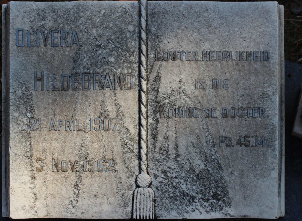 HILDEBRAND Olivera 1907-1962