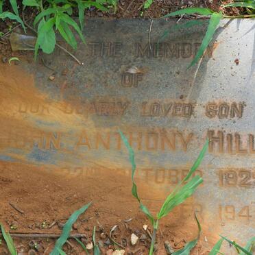 HILL John Anthony 1923-1943