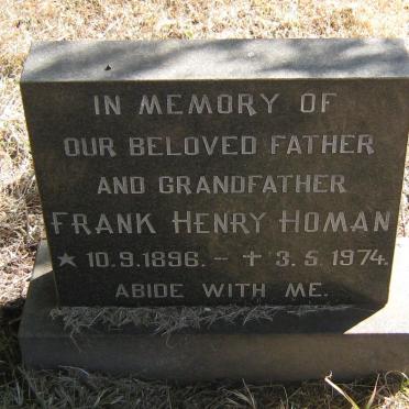 HOMAN Frank Henry 1896-1974