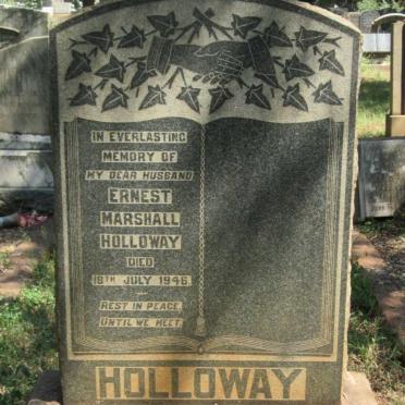 HOLLOWAY Ernest Marshall -1946