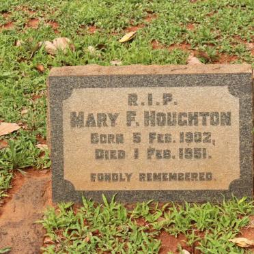 HOUGHTON Mary F. 1902-1951