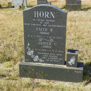 HORN Jasper C. 1928-1979 &amp; Faith R. 1933-1974