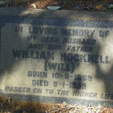 HOCKNELL William 1869-1955