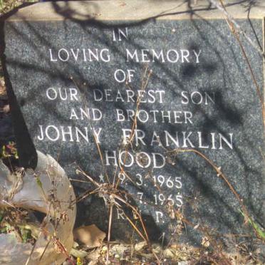HOOD Johny Franklin 1965-1965