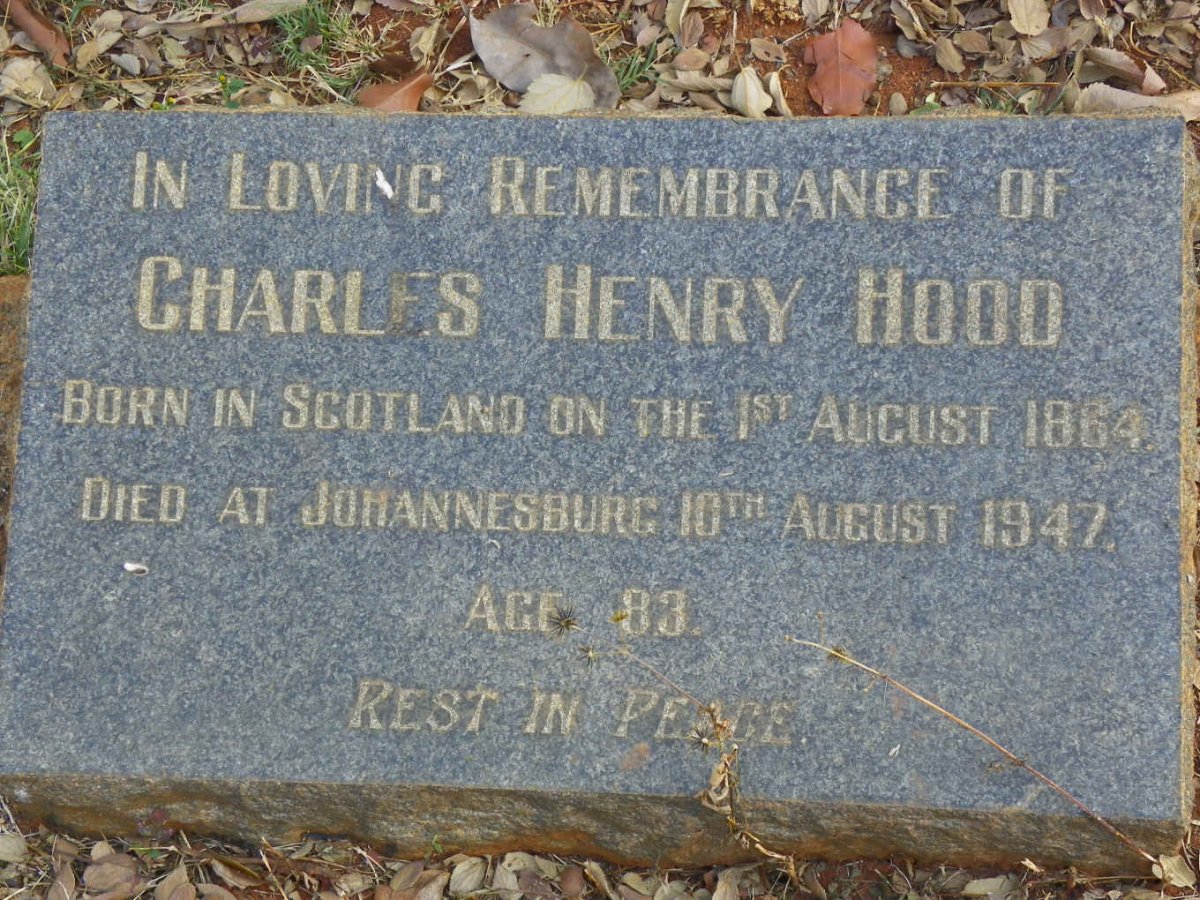 HOOD Charles Henry 1864-1947