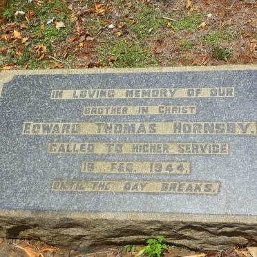 HORNSBY Edward Thomas -1944