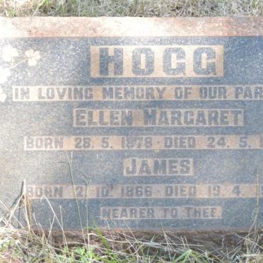 HOGG James 1866-1933 &amp; Ellen Margaret 1878-1952
