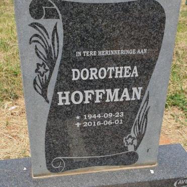 HOFFMAN Dorothea 1944-2016