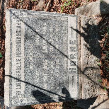 HORNE Jan Mattheus 1876-1960 &amp; Johanna Maria 1885-1960