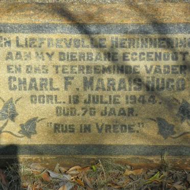 HUGO Charl F. Marais -1944