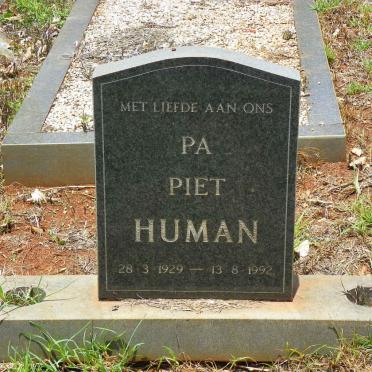 HUMAN Piet 1929-1992