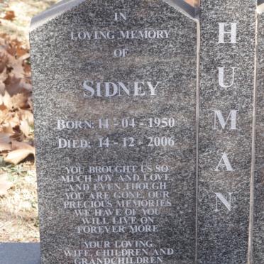 HUMAN Sidney 1950-2006