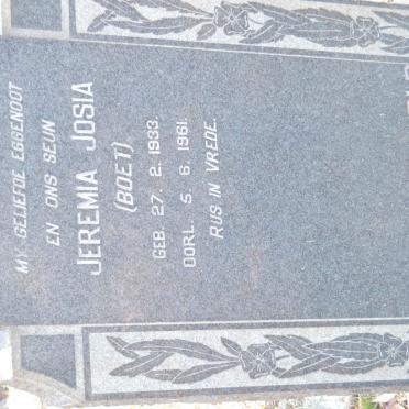 JAARSVELD Jeremia Josia, van 1933-1961