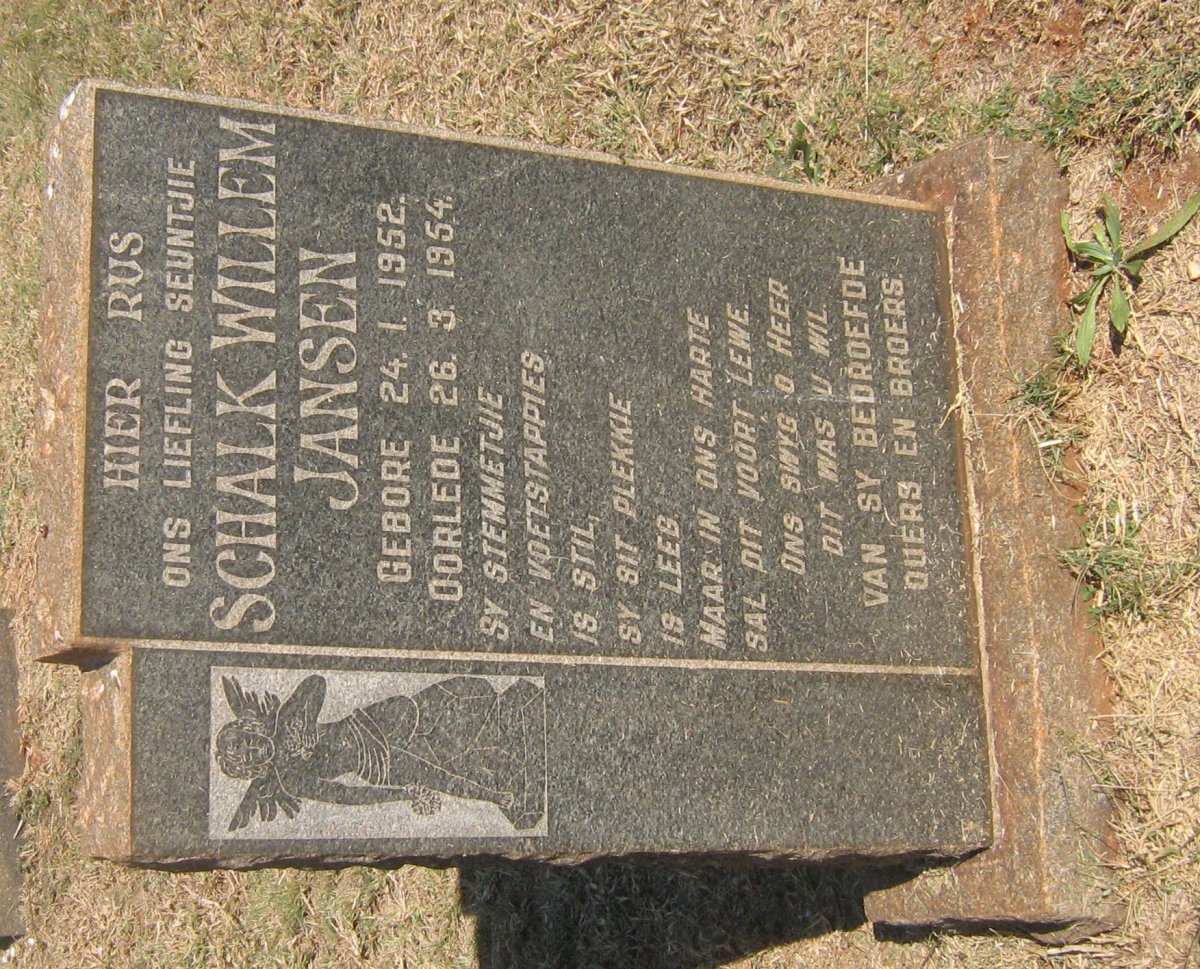 JANSEN Schalk Willem 1952-1954