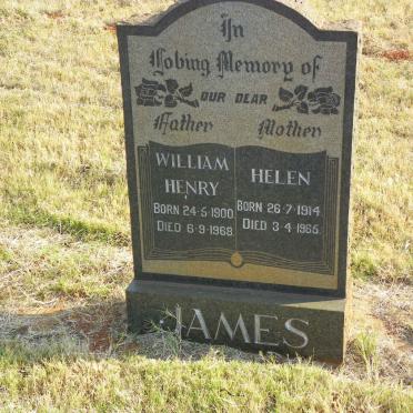 JAMES William Henry 1900-1968 &amp; Helen 1914-1965