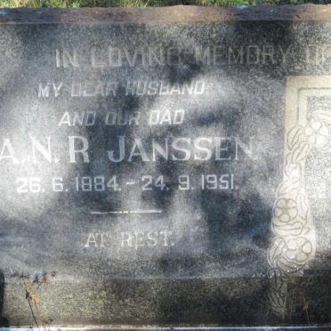 JANSSEN A.N.R 1884-1951