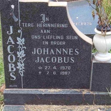 JACOBS Johannes Jacobus 1970-1987