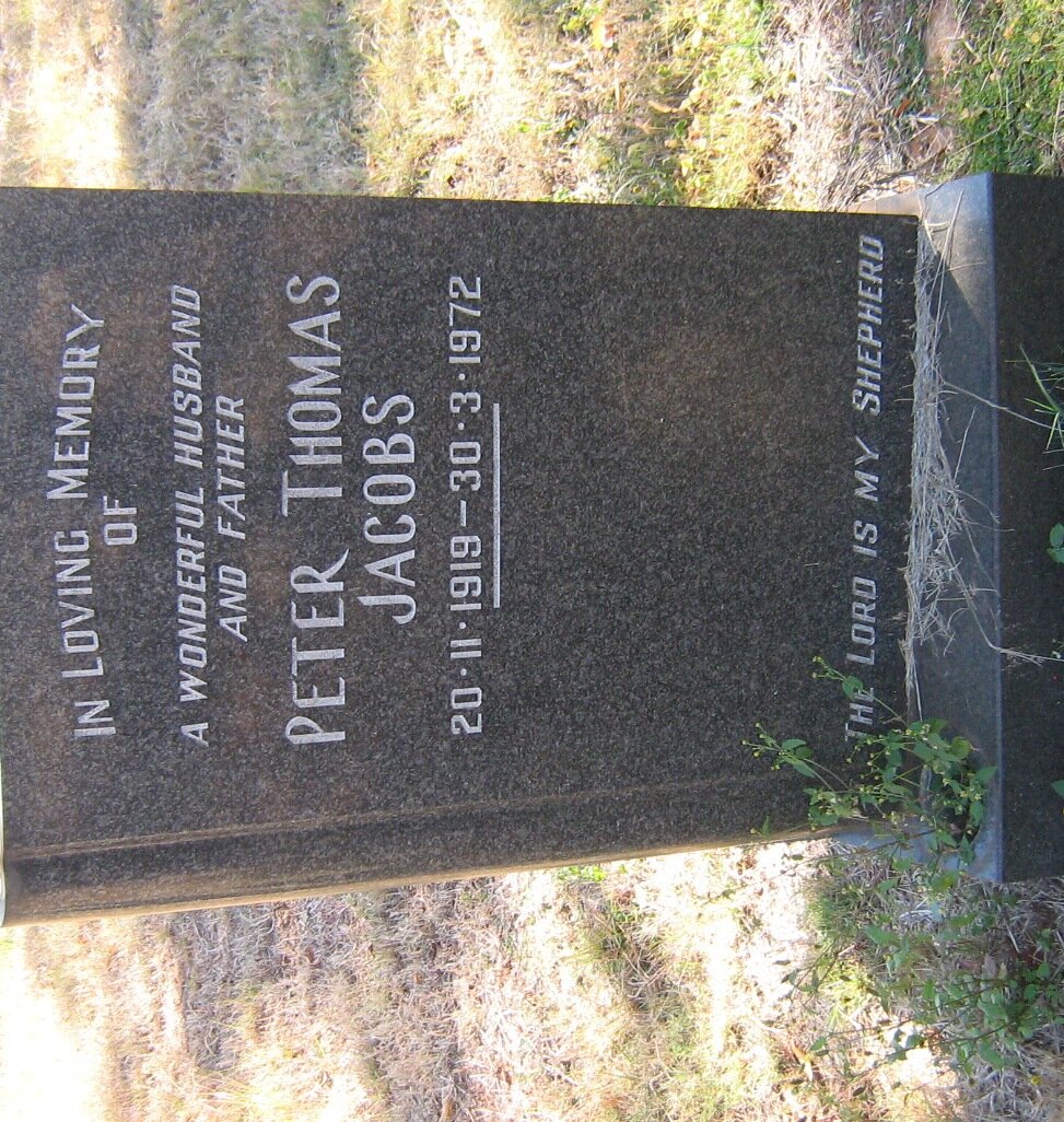 JACOBS Peter Thomas 1919-1972