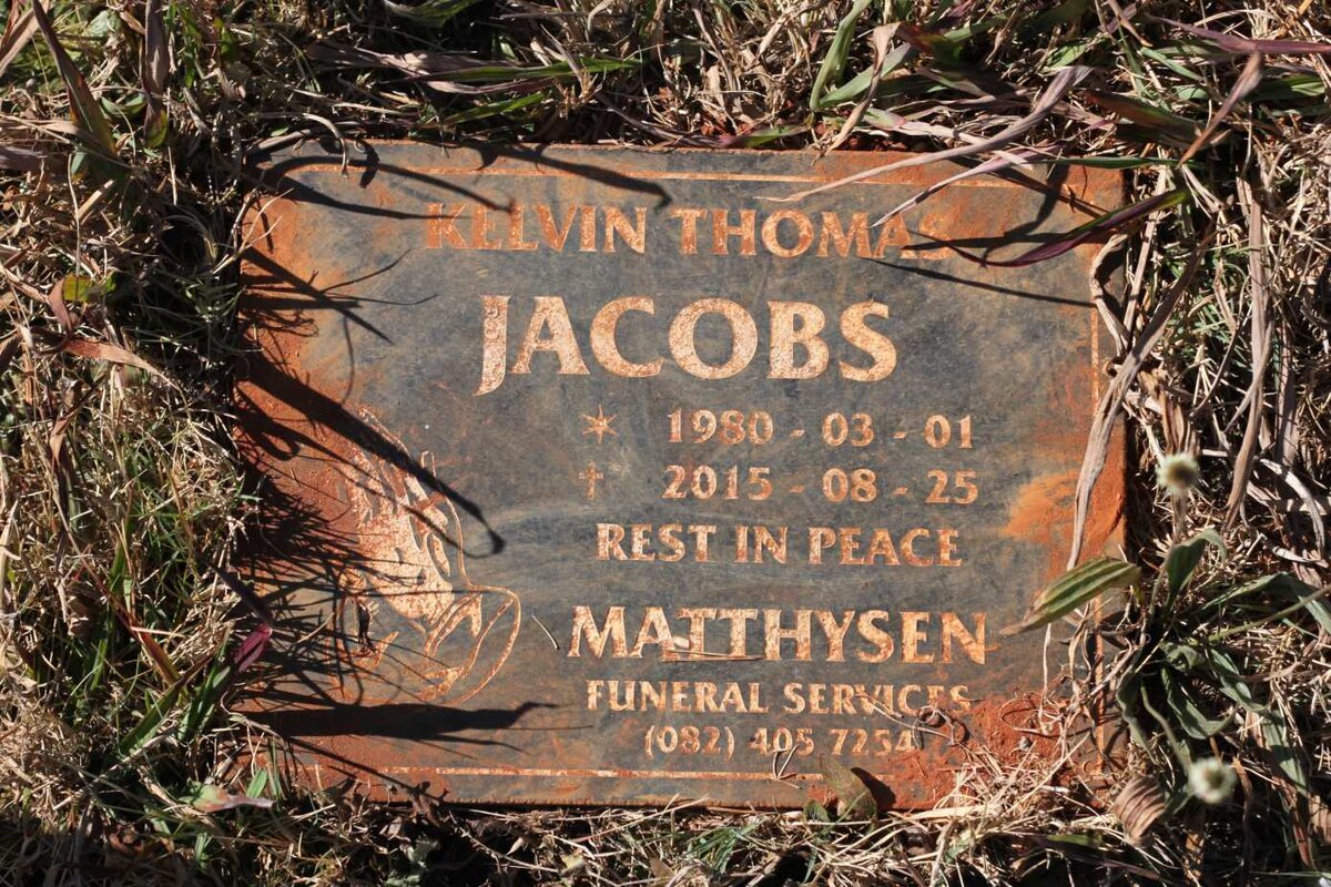 JACOBS Kelvin Thomas 1980-2015