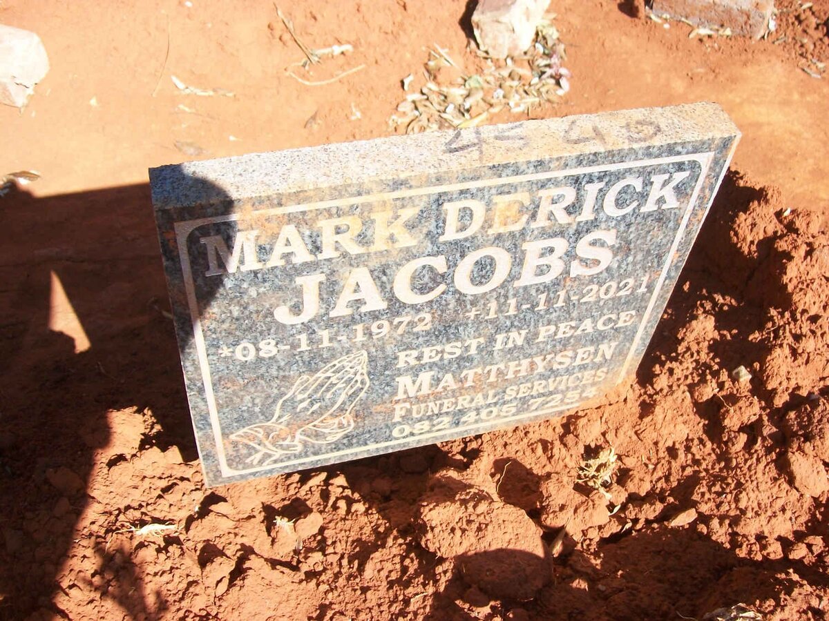 JACOBS Mark Derick 1972-2021