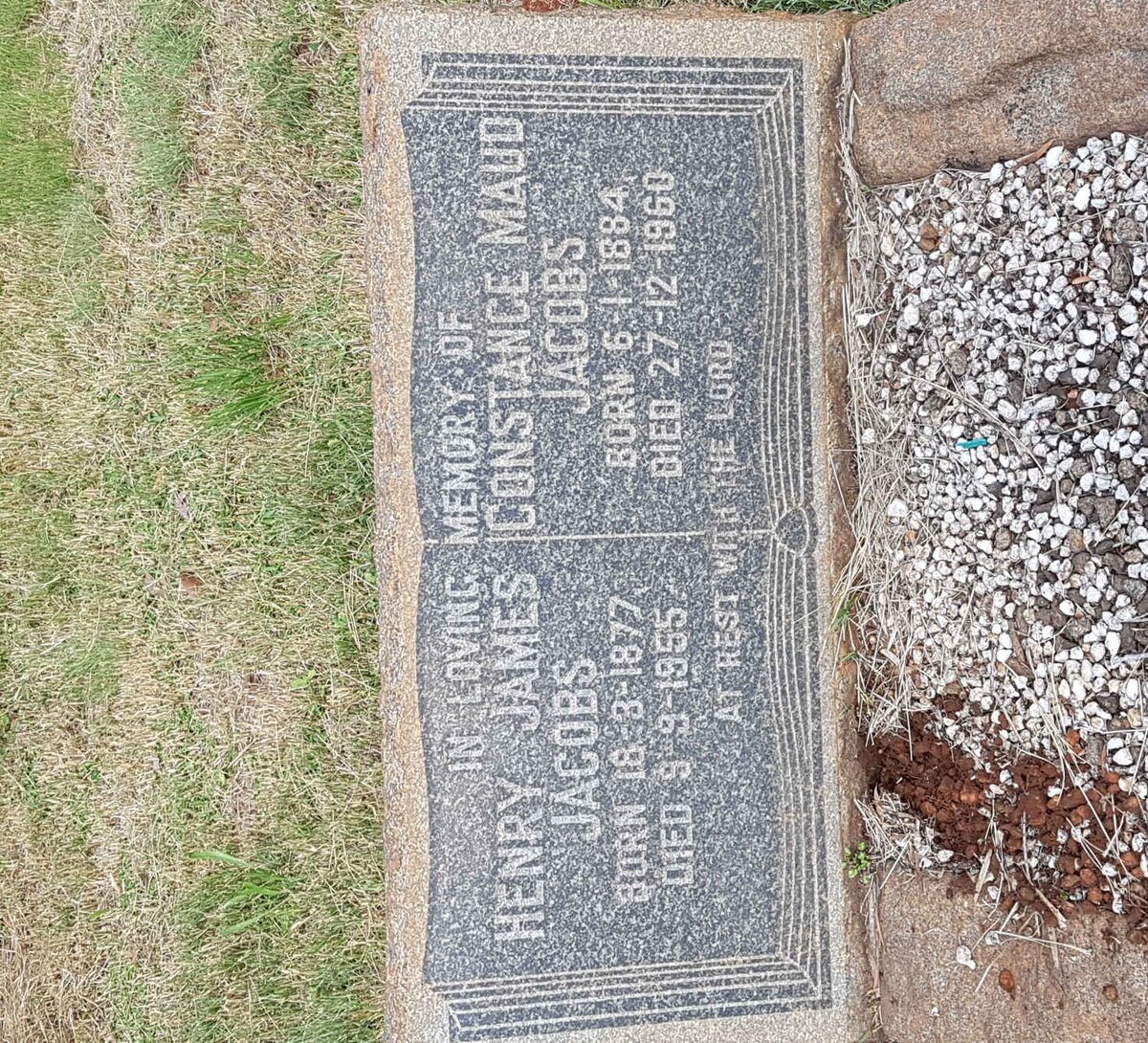 JACOBS Henry James 1877-1955 &amp; Constance Maud 1884-1960