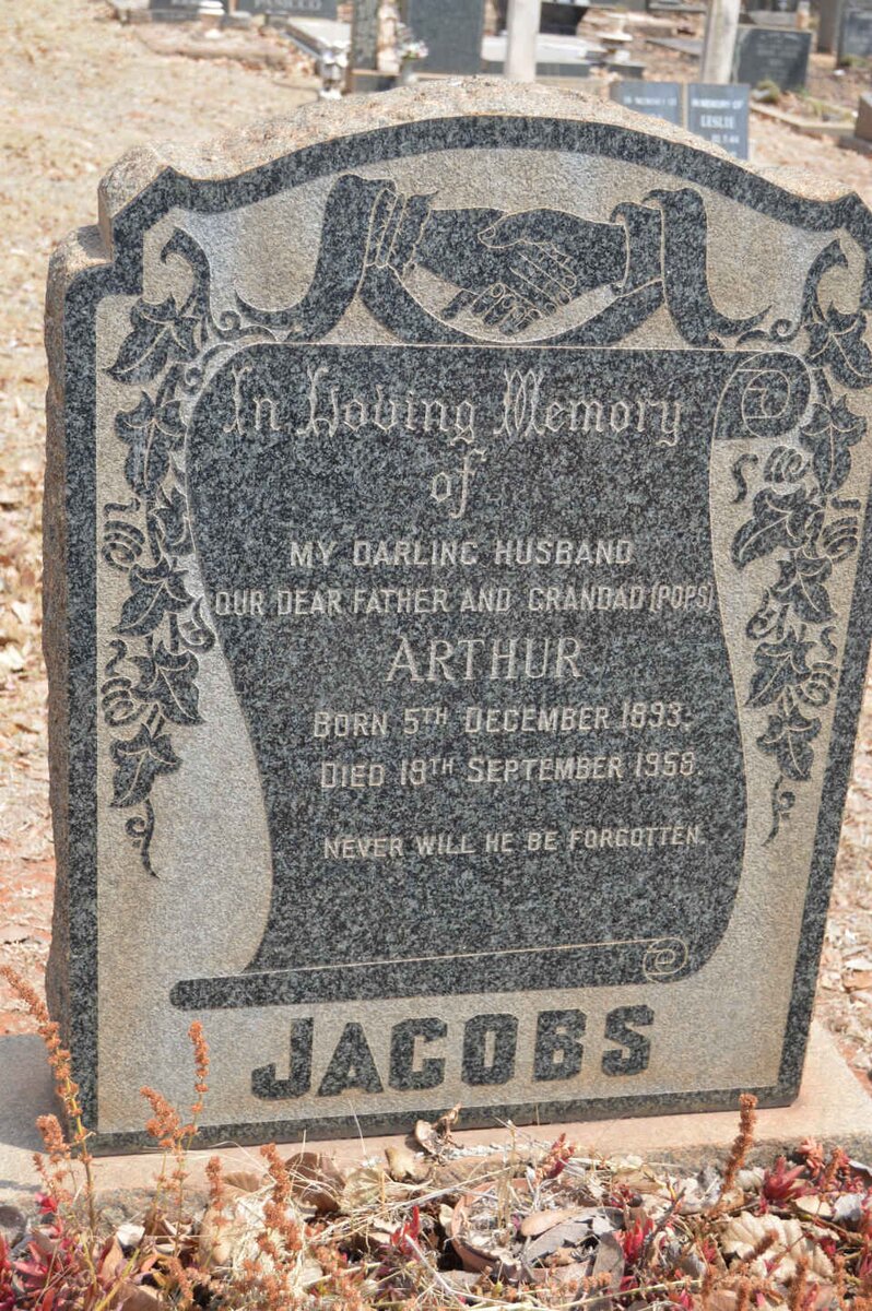 JACOBS Arthur 1893-1958