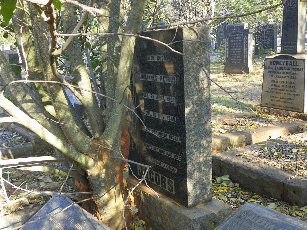 JACOBS Johannes Petrus 1909-1948