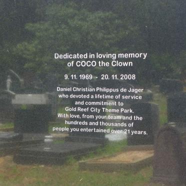 JAGER Daniel Christian Philippus, de 1969-2008