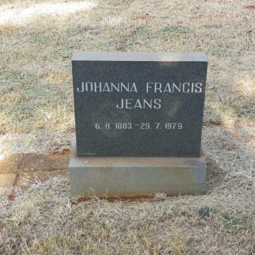 JEANS Johanna Francis 1883-1979