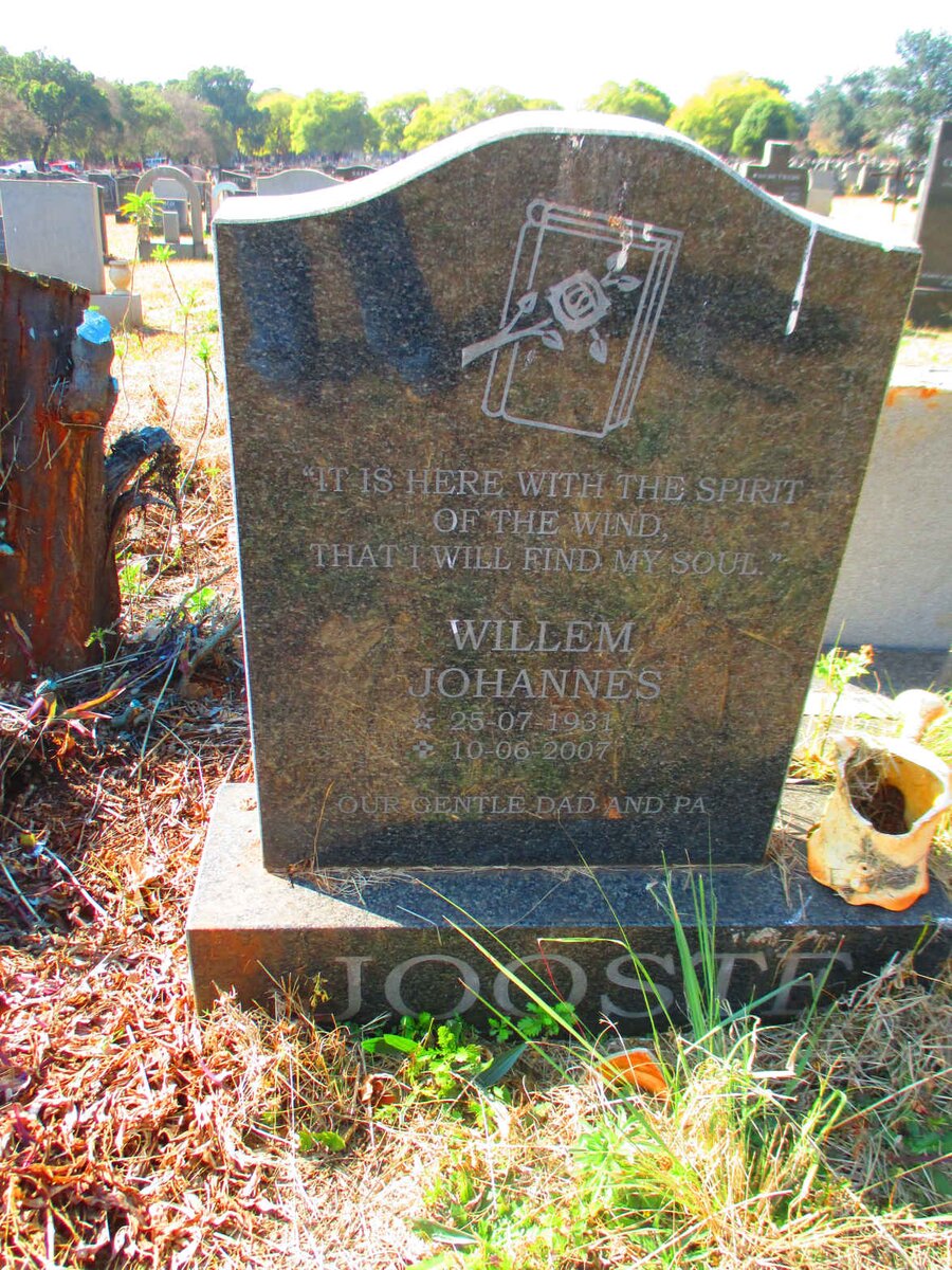 JOOSTE Willem Johannes 1931-2007
