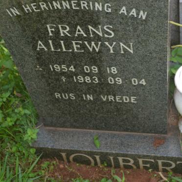 JOUBERT Frans Allewyn 1954-1983