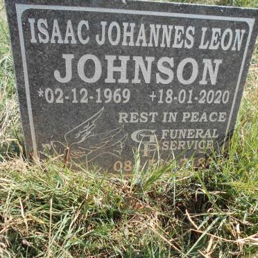 JOHNSON Isaac Johannes Leon 1969-2020