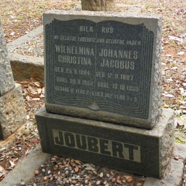 JOUBERT Johannes Jacobus 1887-1959 &amp; Wilhelmina Christina 1884-1952
